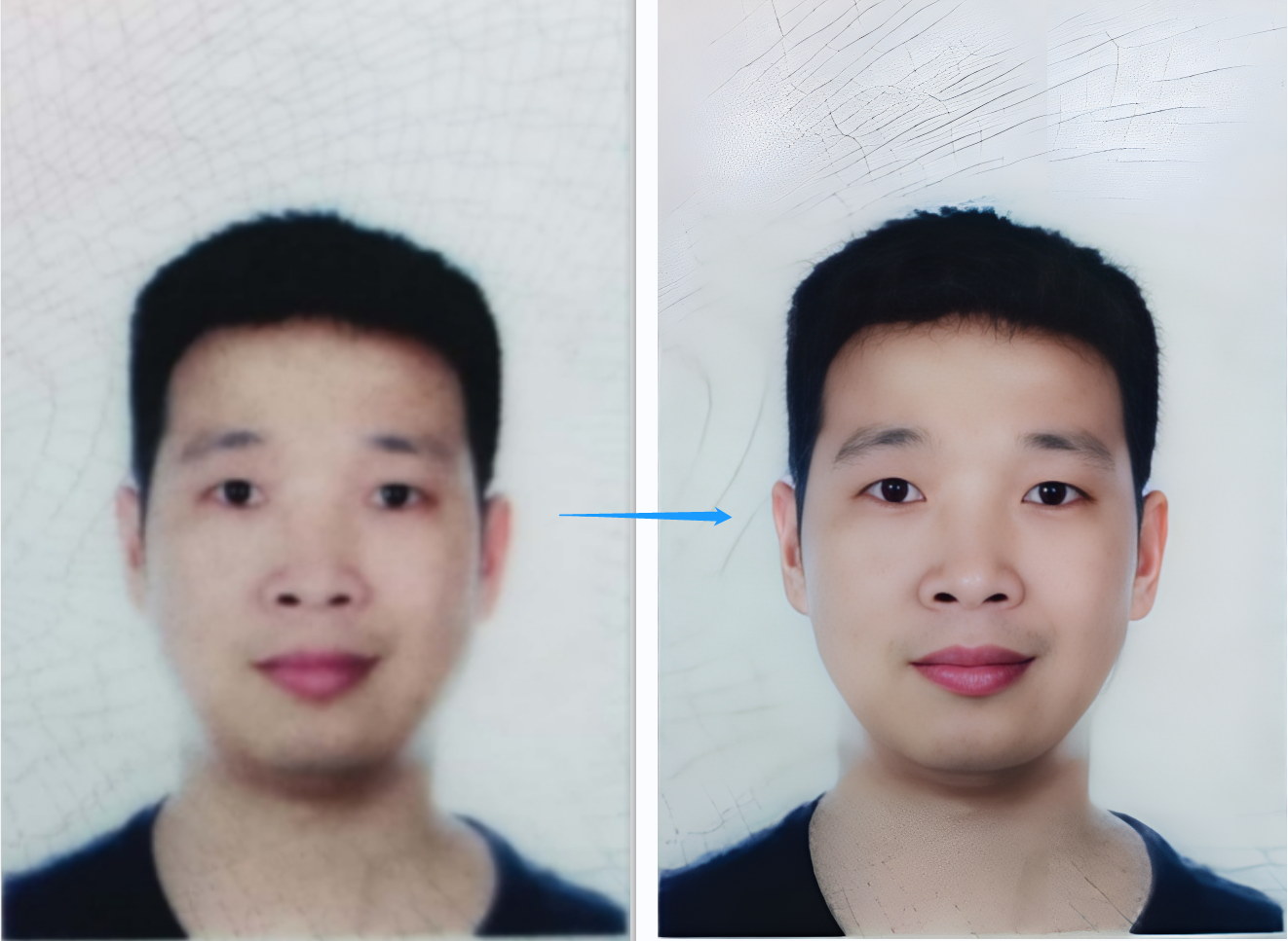 AI提高照片分辨率效果展示